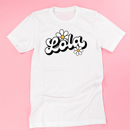 DAISY - LOLA - w/ Full Daisy on Back - Unisex Tee