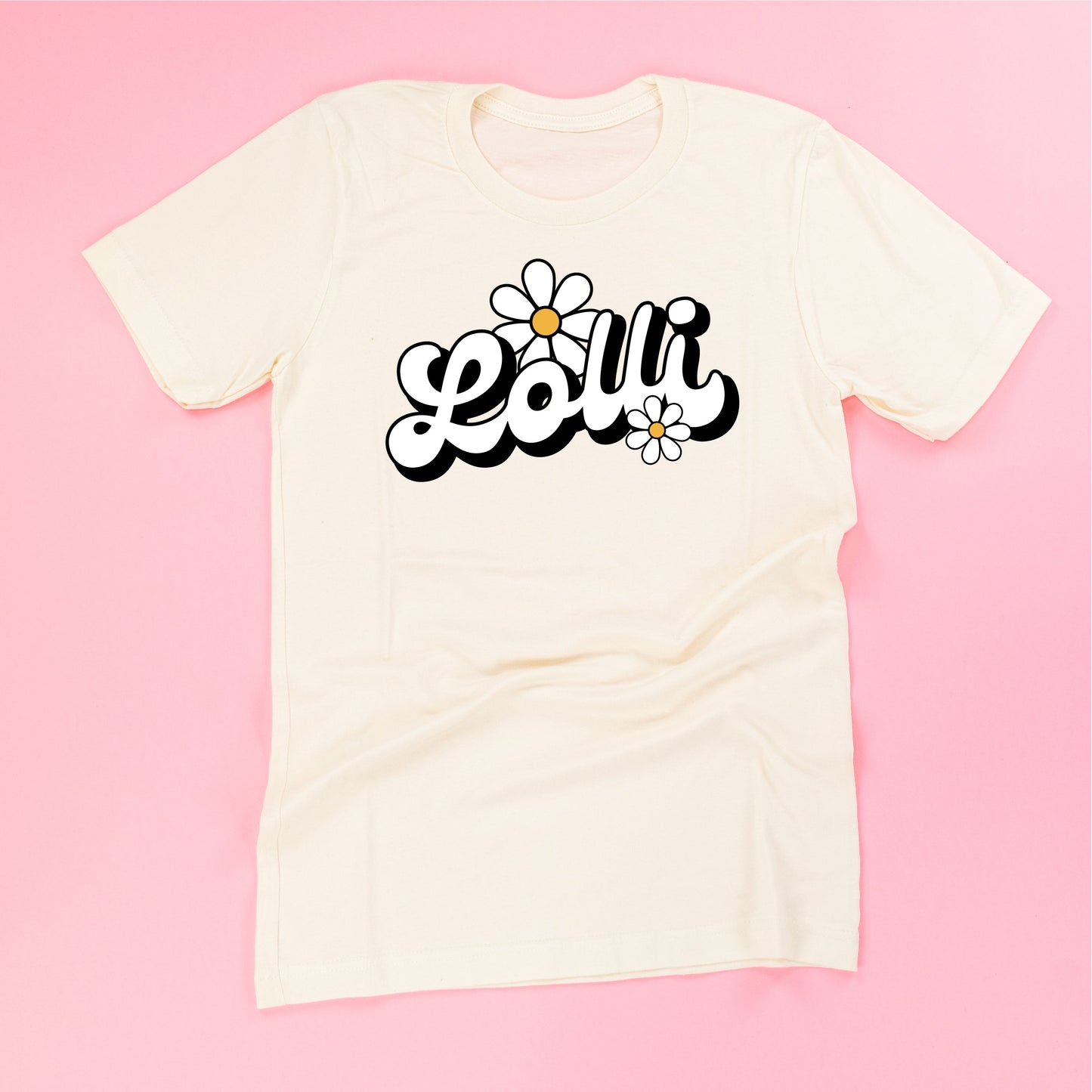 DAISY - LOLLI - w/ Full Daisy on Back - Unisex Tee