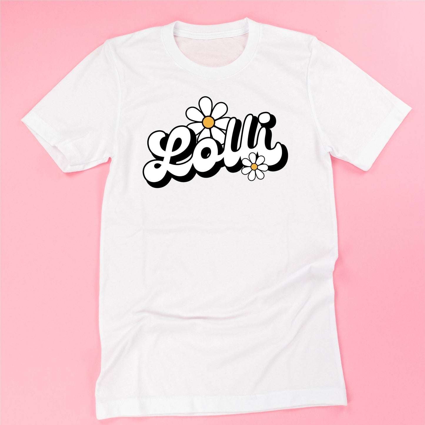 DAISY - LOLLI - w/ Full Daisy on Back - Unisex Tee