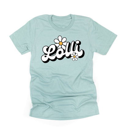 DAISY - LOLLI - w/ Full Daisy on Back - Unisex Tee