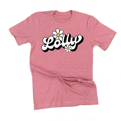 DAISY - LOLLY - w/ Full Daisy on Back - Unisex Tee