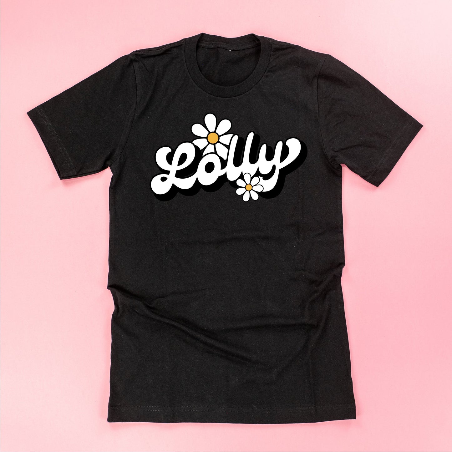 DAISY - LOLLY - w/ Full Daisy on Back - Unisex Tee