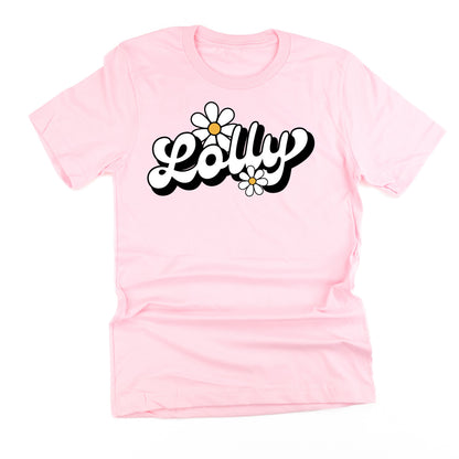 DAISY - LOLLY - w/ Full Daisy on Back - Unisex Tee