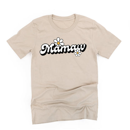 DAISY - MAMAW - w/ Full Daisy on Back - Unisex Tee