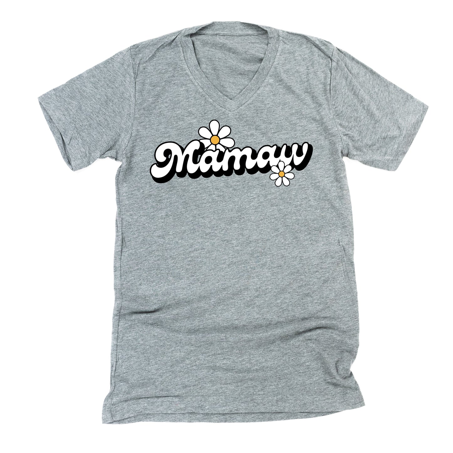 DAISY - MAMAW - w/ Full Daisy on Back - Unisex Tee