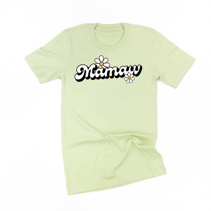 DAISY - MAMAW - w/ Full Daisy on Back - Unisex Tee