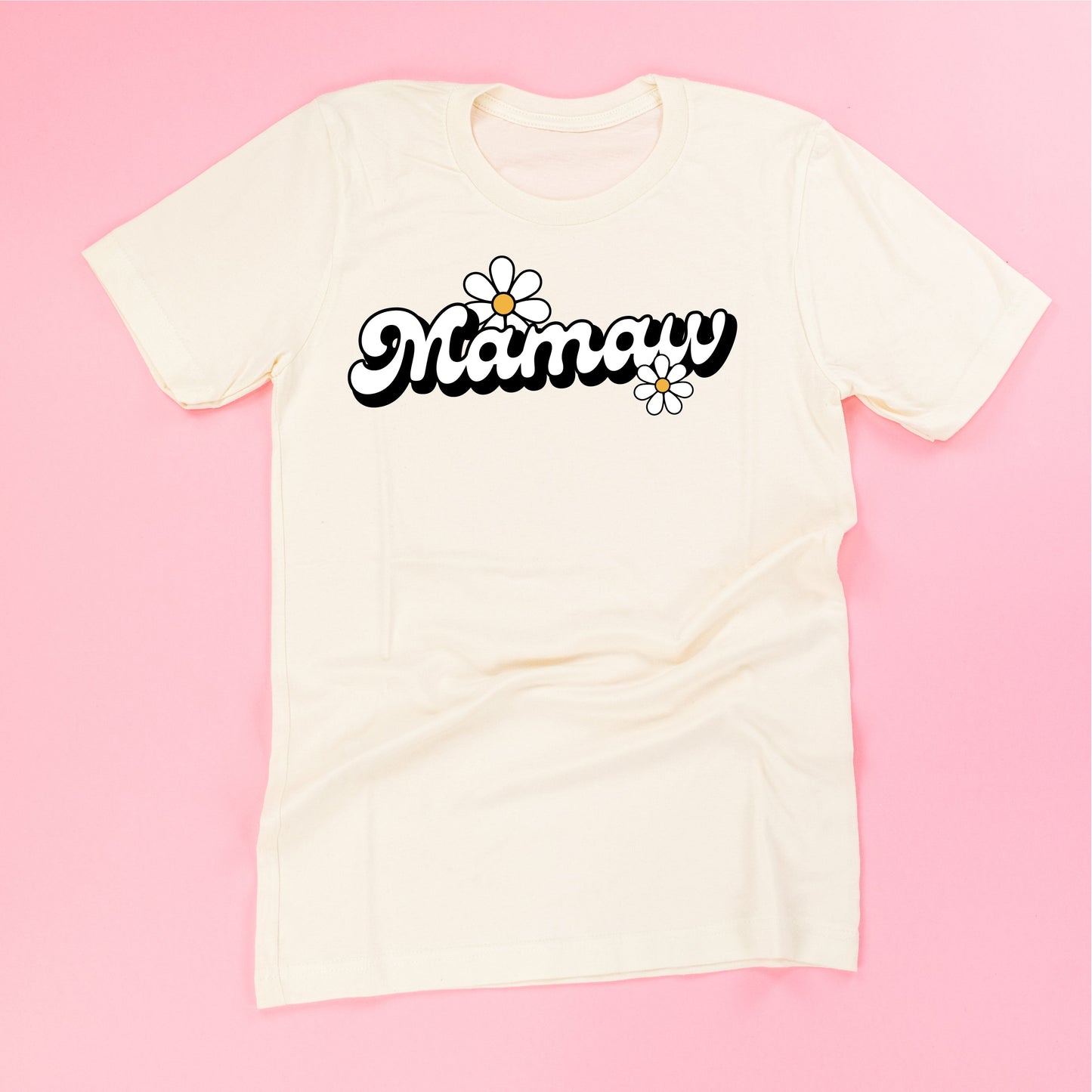 DAISY - MAMAW - w/ Full Daisy on Back - Unisex Tee