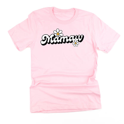 DAISY - MAMAW - w/ Full Daisy on Back - Unisex Tee