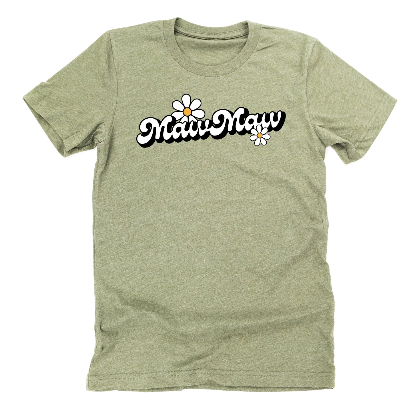 DAISY - MAWMAW (2 W's) - w/ Full Daisy on Back - Unisex Tee