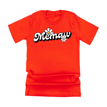 DAISY - MEMAW - w/ Full Daisy on Back - Unisex Tee