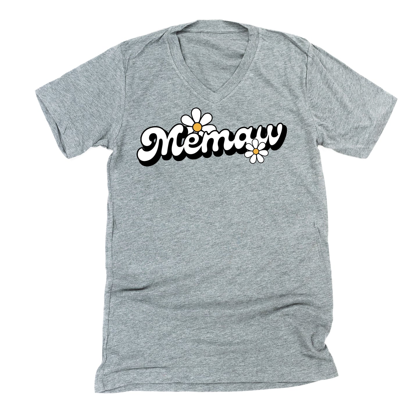 DAISY - MEMAW - w/ Full Daisy on Back - Unisex Tee