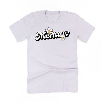 DAISY - MEMAW - w/ Full Daisy on Back - Unisex Tee