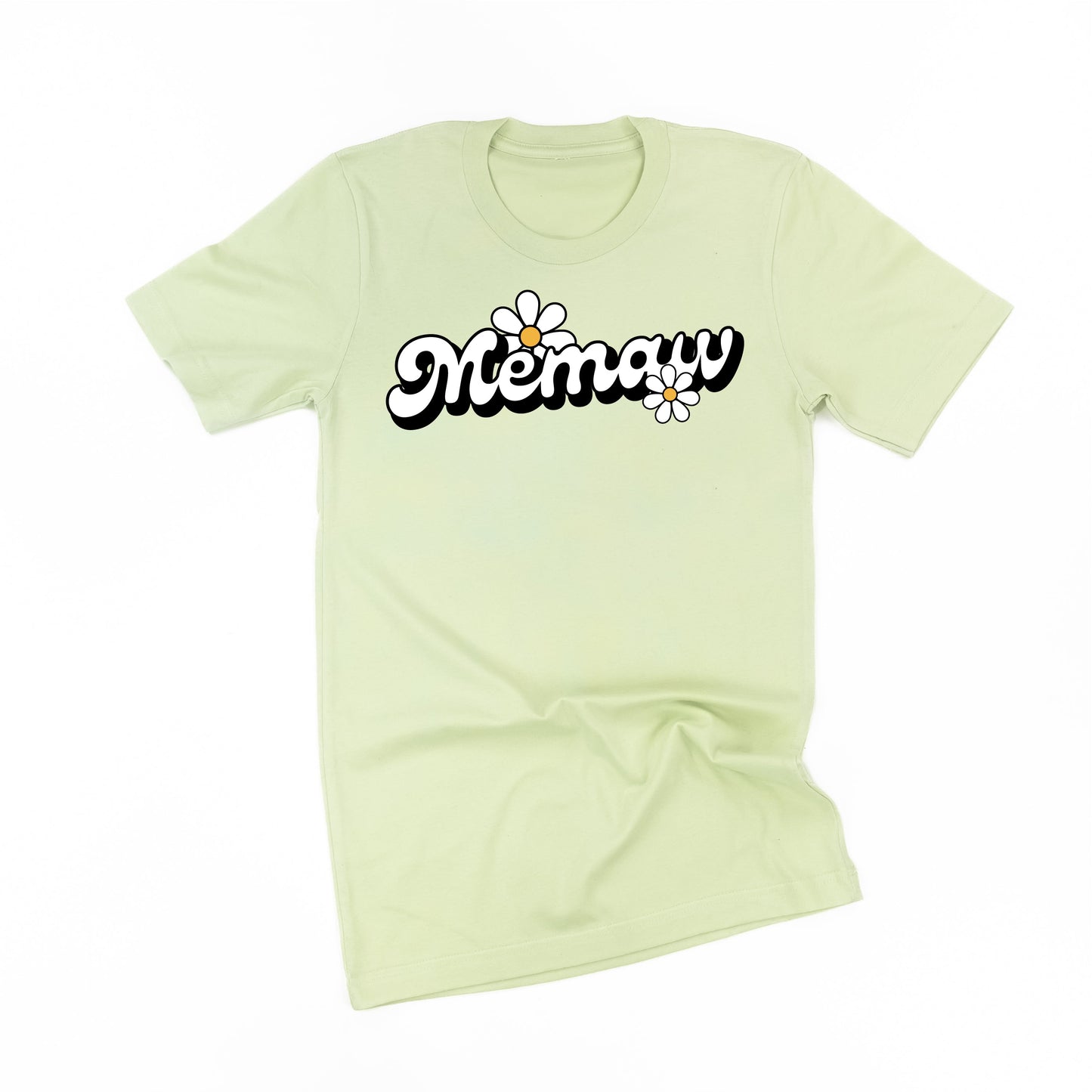 DAISY - MEMAW - w/ Full Daisy on Back - Unisex Tee