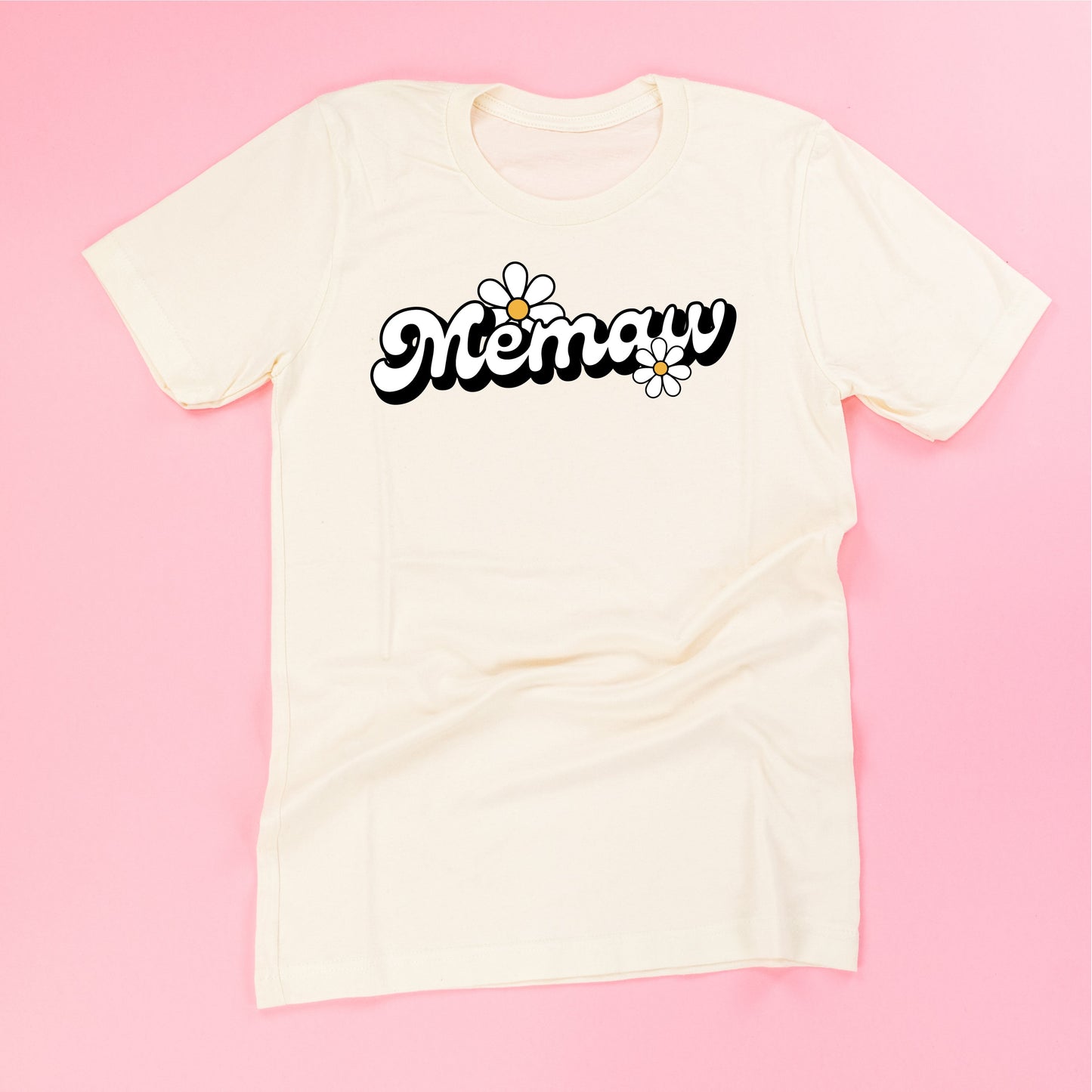 DAISY - MEMAW - w/ Full Daisy on Back - Unisex Tee