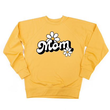 DAISY - MOM - w/ Full Daisy on Back - Lightweight Pullover Sweater