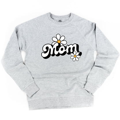 DAISY - MOM - w/ Full Daisy on Back - Lightweight Pullover Sweater