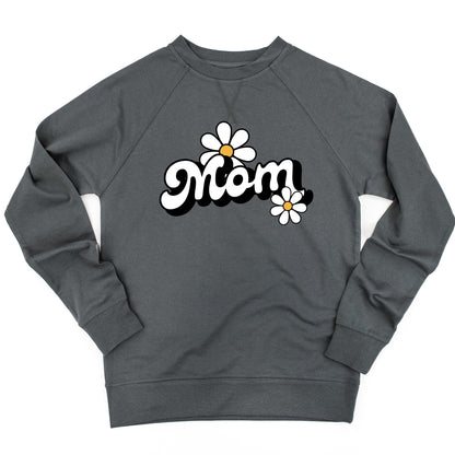 DAISY - MOM - w/ Full Daisy on Back - Lightweight Pullover Sweater