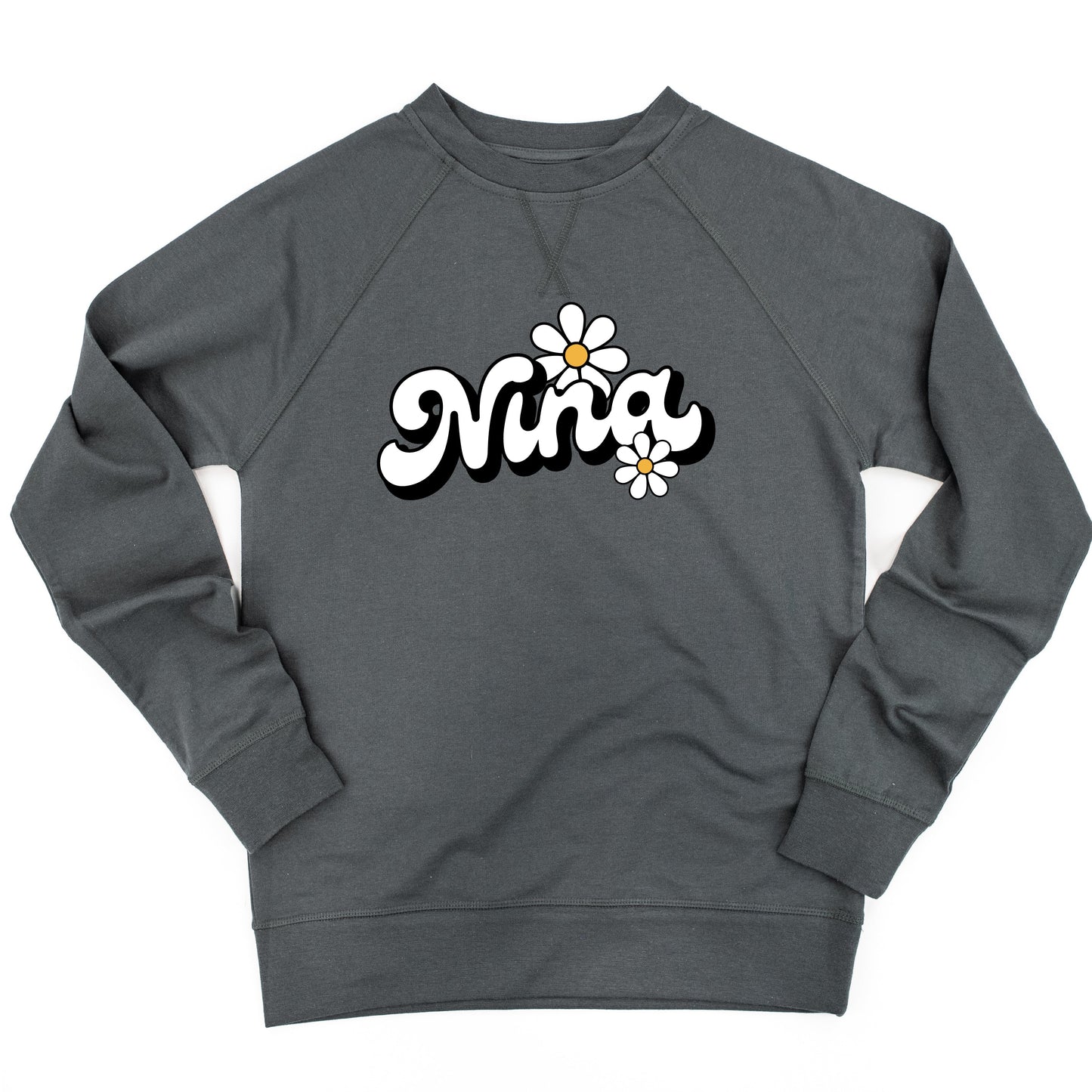 DAISY - NINA - w/ Full Daisy on Back - Lightweight Pullover Sweater