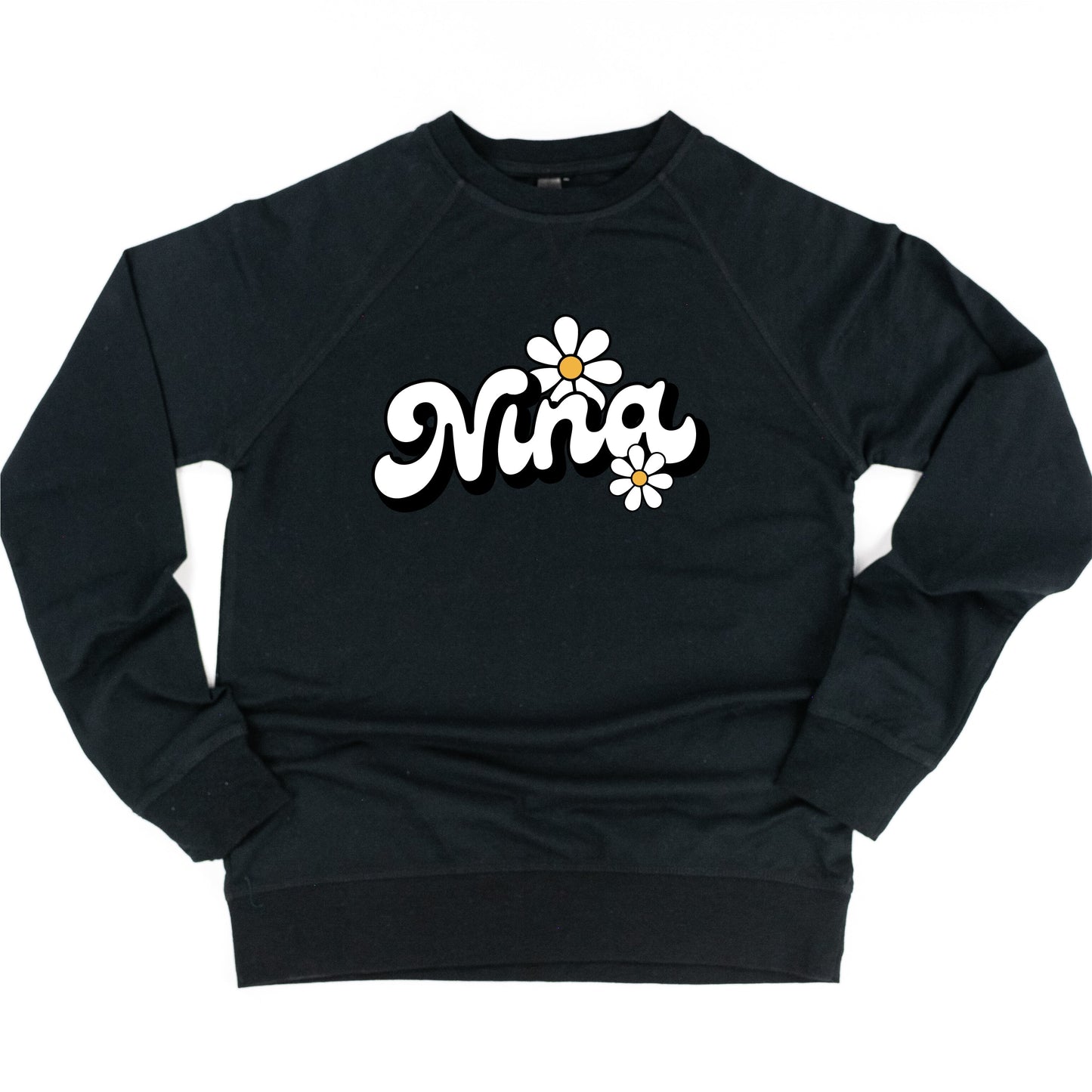 DAISY - NINA - w/ Full Daisy on Back - Lightweight Pullover Sweater