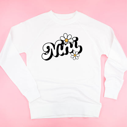 DAISY - NINI - w/ Full Daisy on Back - Lightweight Pullover Sweater