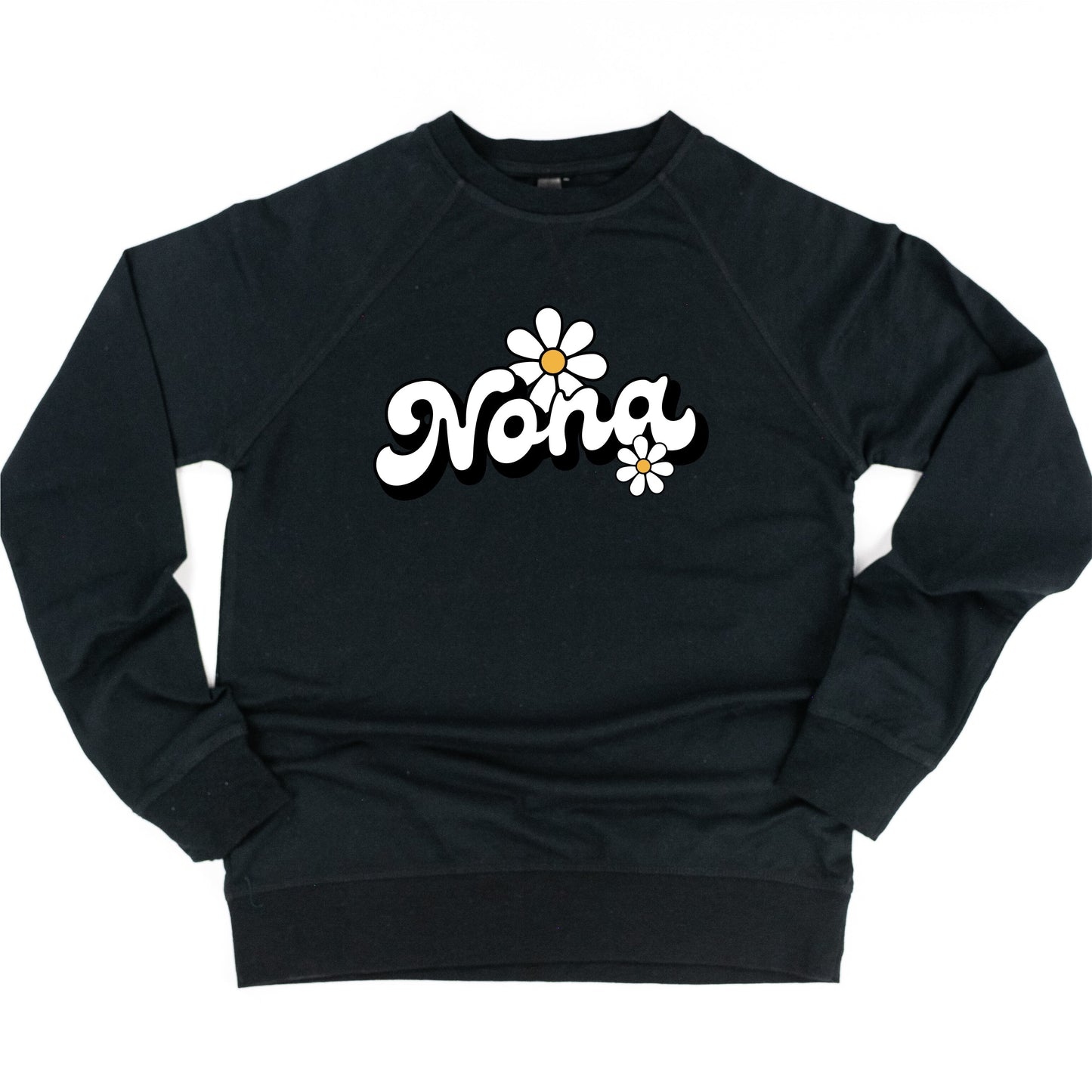 DAISY - NONA - w/ Full Daisy on Back - Lightweight Pullover Sweater