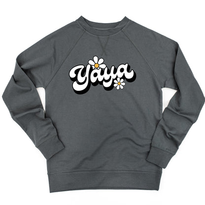 DAISY - YAYA - w/ Full Daisy on Back - Lightweight Pullover Sweater