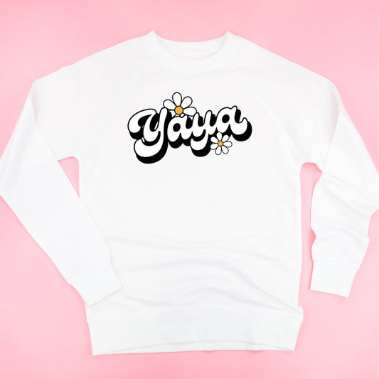 DAISY - YAYA - w/ Full Daisy on Back - Lightweight Pullover Sweater