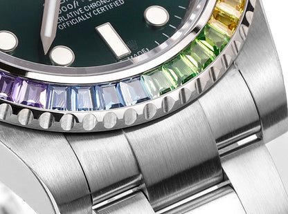 Green Dial - Rainbow 904L Steel - 41mm