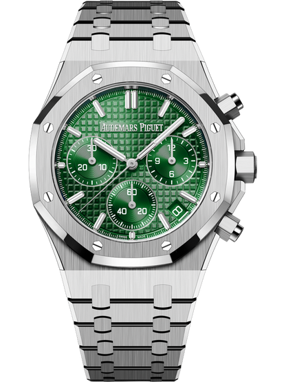 Green - 904L Steel - Quartz- 41mm