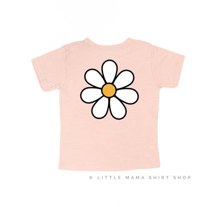 DAISY - MAMA'S GIRL - w/ Full Daisy on Back - Short Sleeve Child Shirt