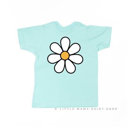 DAISY - MAMA'S GIRL - w/ Full Daisy on Back - Short Sleeve Child Shirt