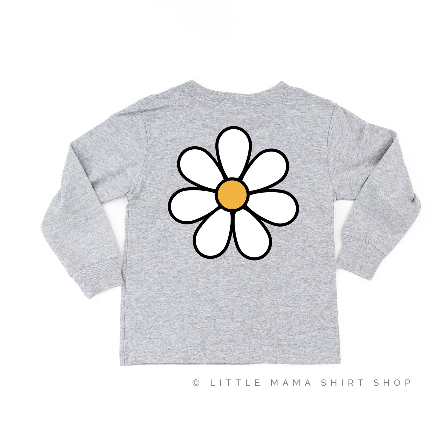 DAISY - SIS - w/ Full Daisy on Back - Long Sleeve Child Shirt