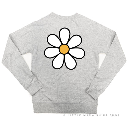 DAISY - MAMA / MAMA'S GIRL - w/ Full Daisies on Back - Set of 2 Matching Sweaters