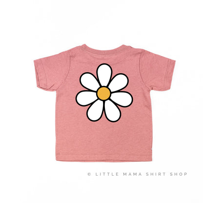 DAISY - MAMA'S GIRL - w/ Full Daisy on Back - Short Sleeve Child Shirt