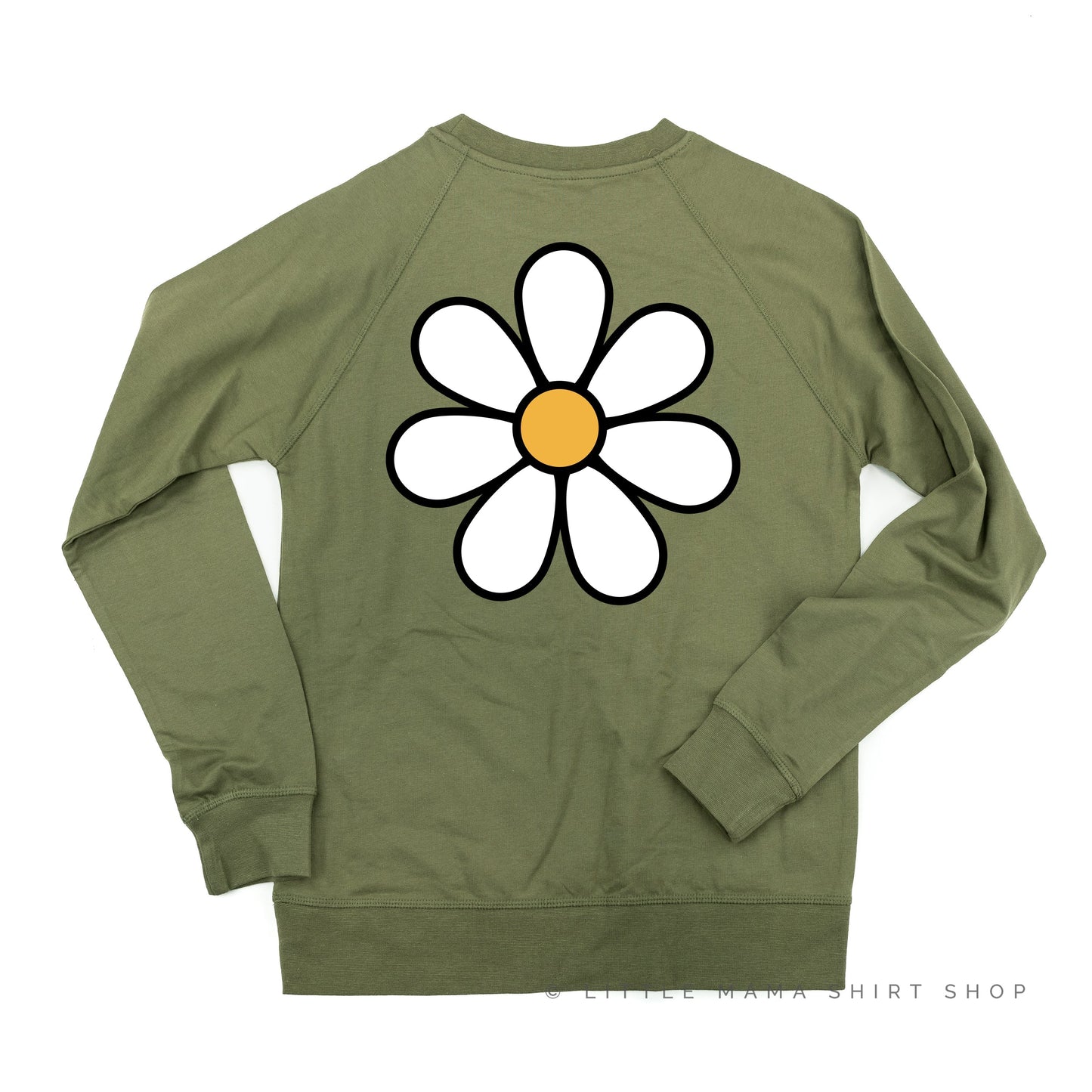 DAISY - LOLA - w/ Full Daisy on Back - Lightweight Pullover Sweater