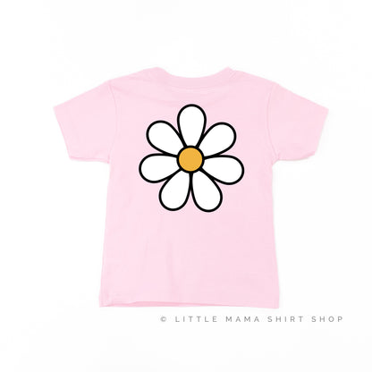 DAISY - SIS - w/ Full Daisy on Back - Short Sleeve Child Shirt