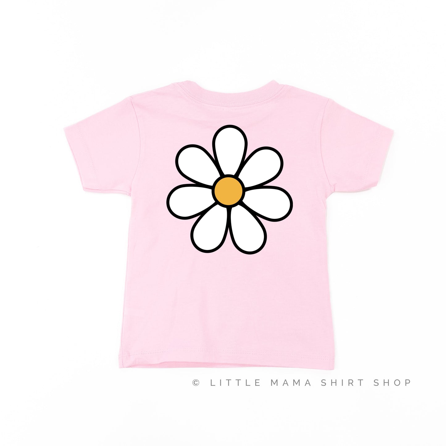 DAISY GIRL - w/ Full Daisy on Back - Short Sleeve Child Shirt