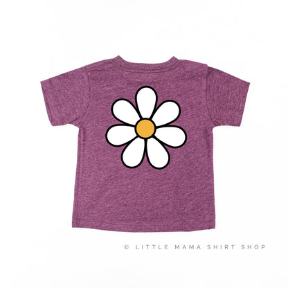 DAISY - BABE - w/ Full Daisy on Back - Short Sleeve Child Shirt