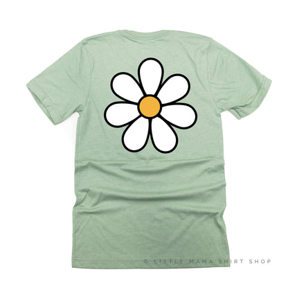 DAISY - MEMAW - w/ Full Daisy on Back - Unisex Tee