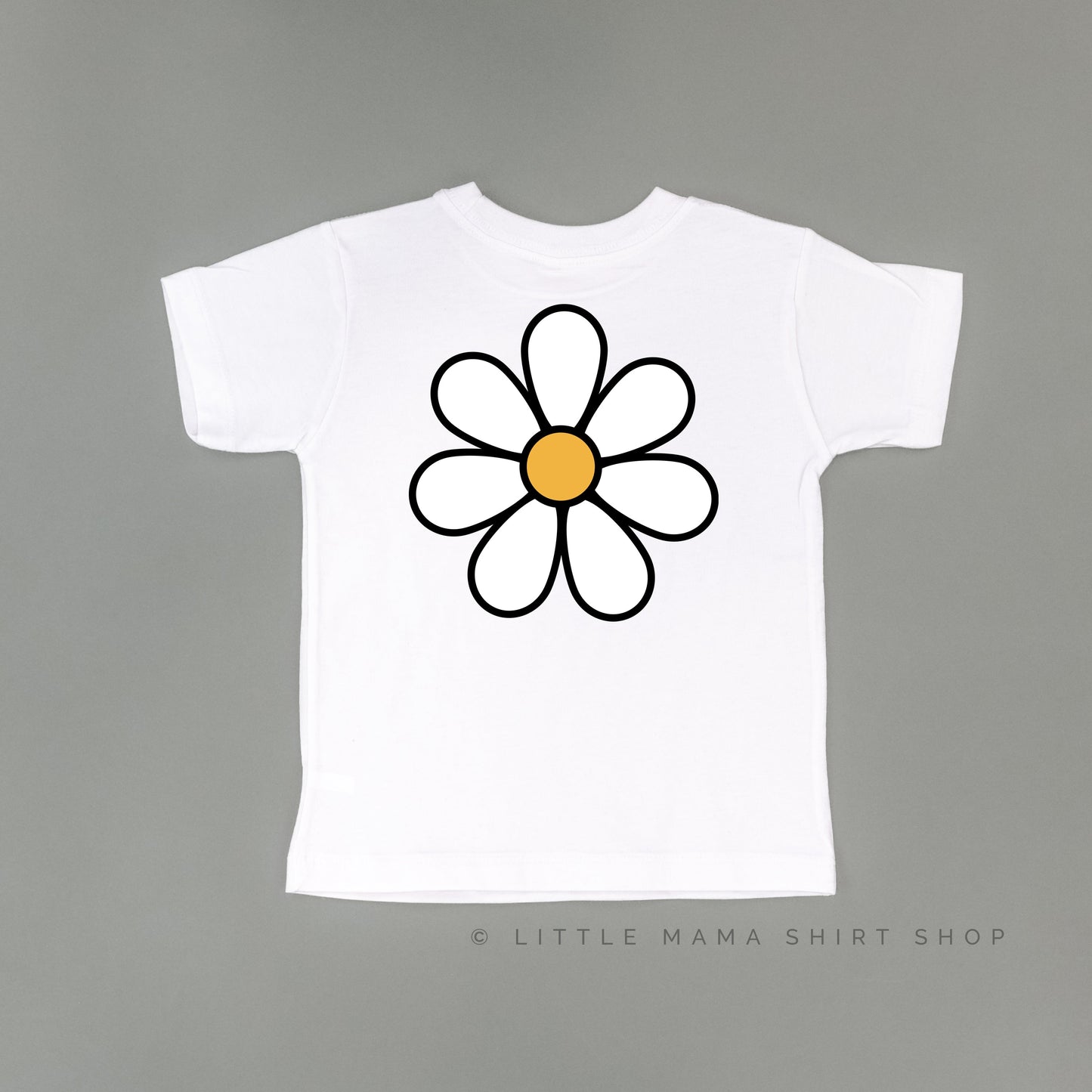 DAISY GIRL - w/ Full Daisy on Back - Short Sleeve Child Shirt