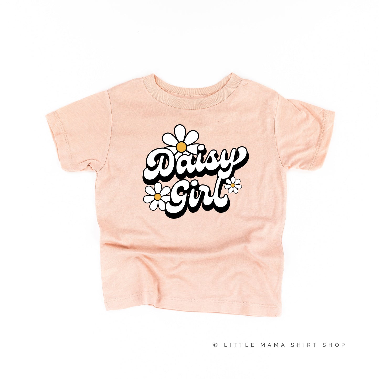 DAISY GIRL - w/ Full Daisy on Back - Short Sleeve Child Shirt