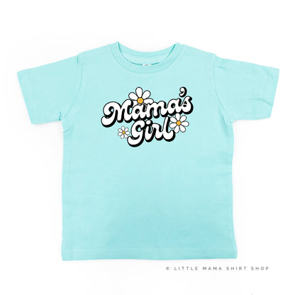 DAISY - MAMA'S GIRL - w/ Full Daisy on Back - Short Sleeve Child Shirt