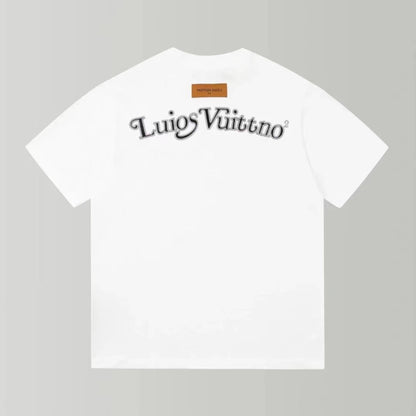 Letter print cotton T-shirt