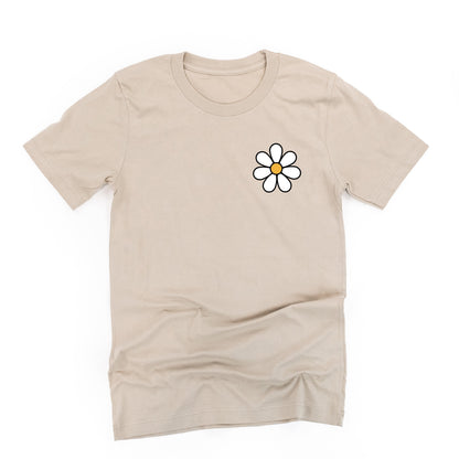 Pocket Daisy on Front w/ Have a Great Daysy on Back - Unisex Tee