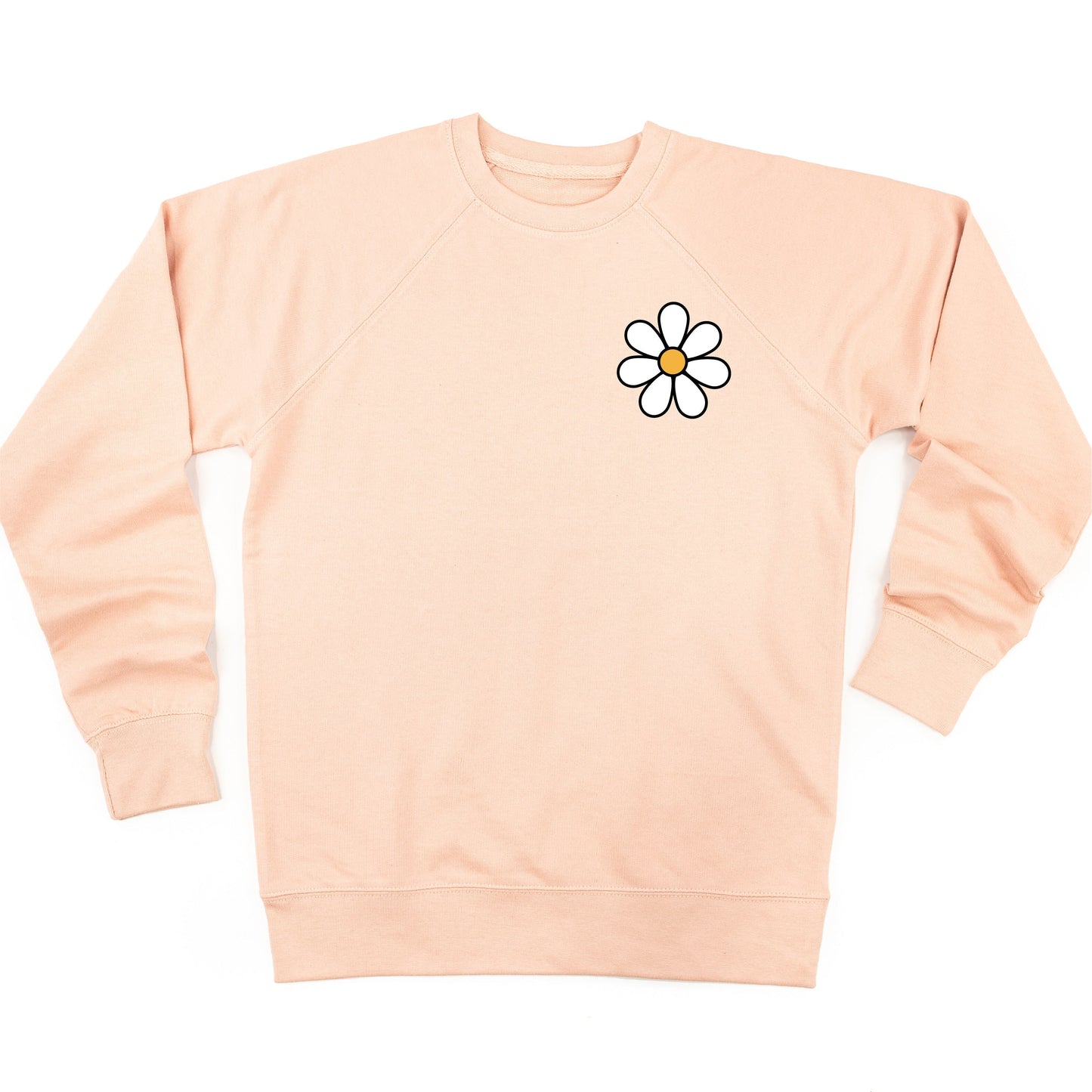 Pocket Daisy on Front w/ Have a Great Daysy on Back - Lightweight Pullover Sweater