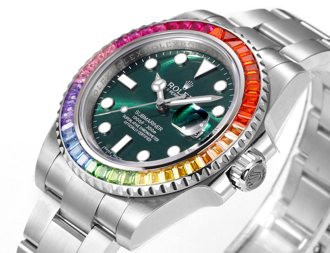 Green Dial - Rainbow 904L Steel - 41mm