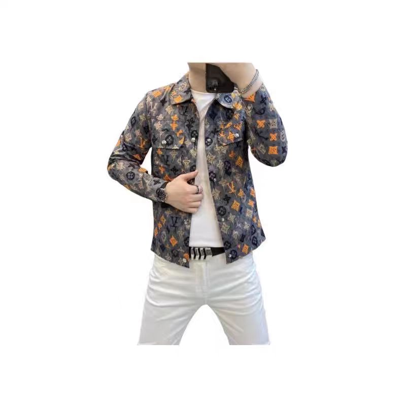 Printed Slim Lapel Shirt