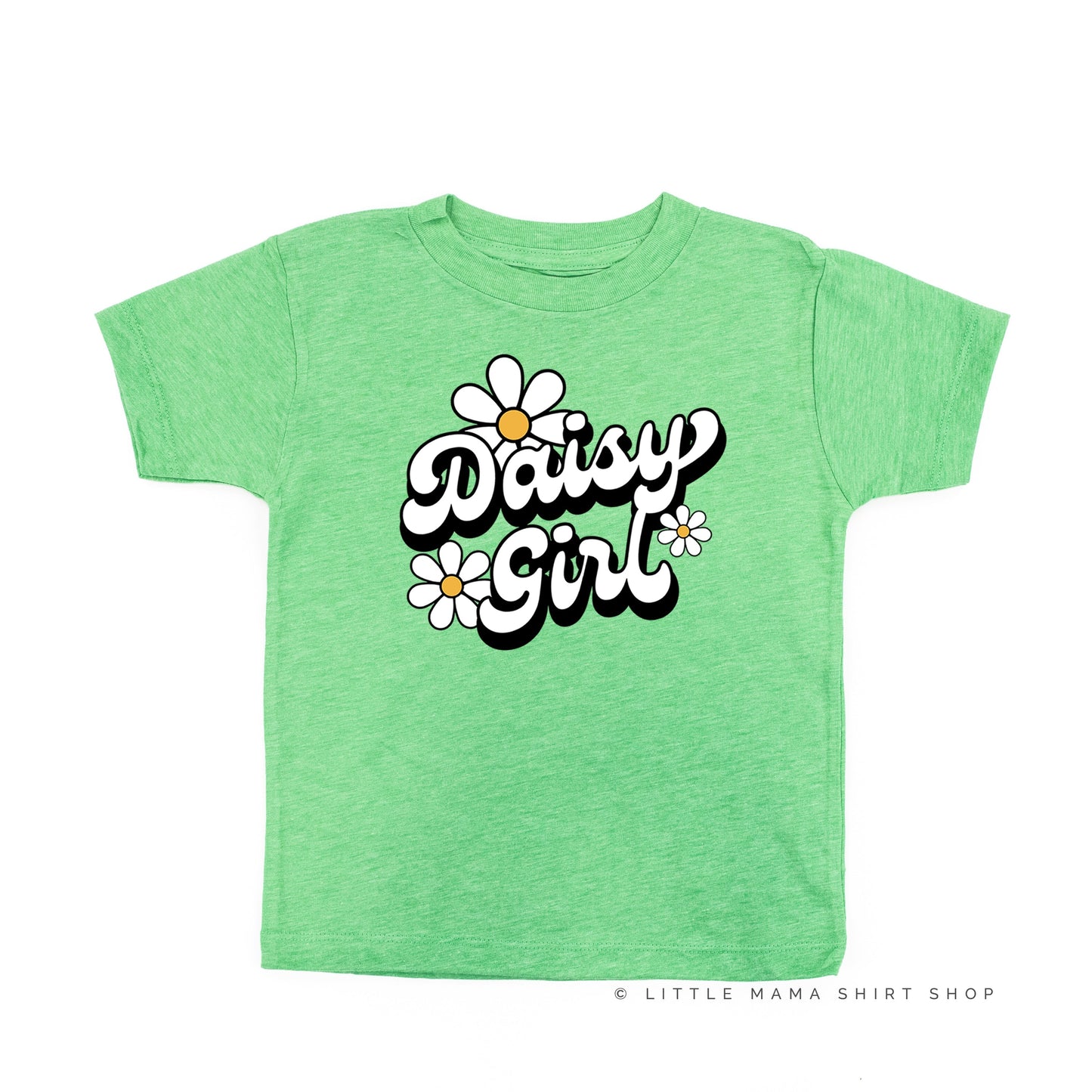 DAISY GIRL - w/ Full Daisy on Back - Short Sleeve Child Shirt