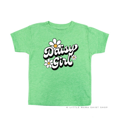 DAISY GIRL - w/ Full Daisy on Back - Short Sleeve Child Shirt