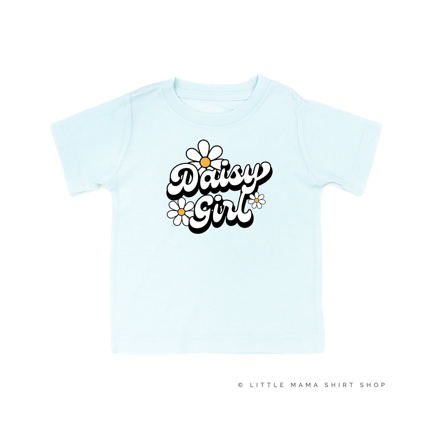 DAISY GIRL - w/ Full Daisy on Back - Short Sleeve Child Shirt